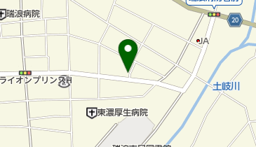 杉本理容店の地図画像