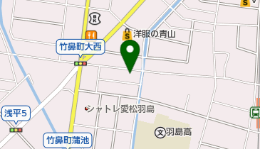 竹花園花店の地図画像