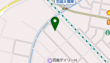 ローズ美容室の地図画像