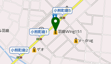 ドラッグアイランドの地図画像