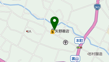 エコー衣料品店の地図画像