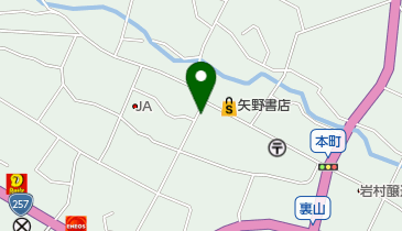 京屋家具店の地図画像