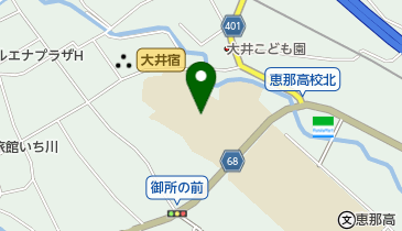 大井学童保育所の地図画像