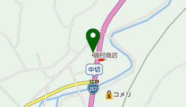 磯村商店の地図画像