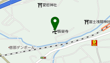 長栄寺の地図画像