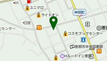 エミ美容室 神明店の地図画像