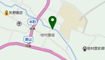 矢野美容室の地図画像