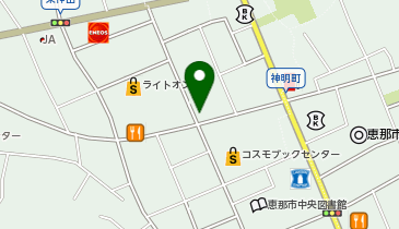 恵那水族館の地図画像