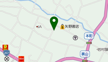 はっとり理容の地図画像