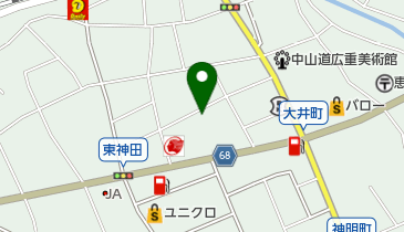 フタバ理容の地図画像