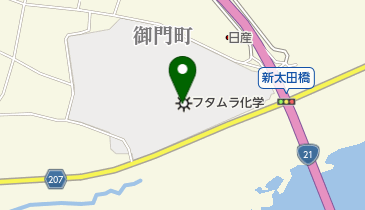 フタムラ化学株式会社岐阜工場の地図画像