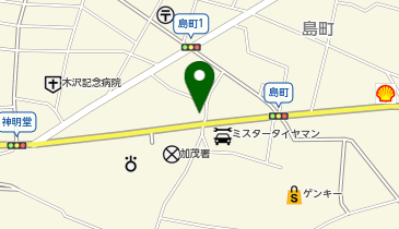 藤田自動車修理工場の地図画像