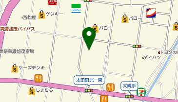 ペットフォレスト美濃加茂店の地図画像
