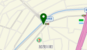 フランキー洋服加茂川店の地図画像