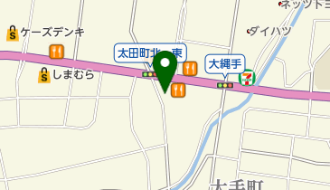 ヘアーサロンはばの地図画像