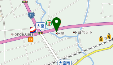 岐阜日産自動車株式会社 土岐店の地図画像