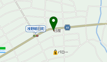 岐阜日産自動車株式会社 土岐肥田店の地図画像