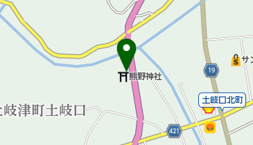 土岐口区民会館の地図画像