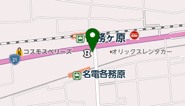 ハツピークリーニングの地図画像