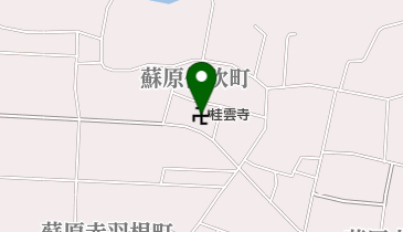 桂雲寺の地図画像