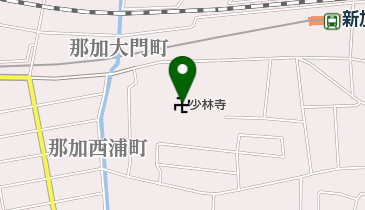 少林寺の地図画像