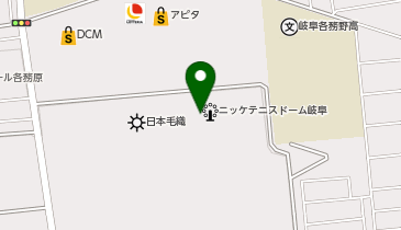 肉のおおまさアピタ各務原店の地図画像