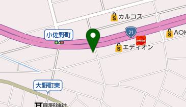キレイ処・各務原店の地図画像