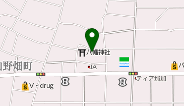 丸紅塗料店那加店の地図画像