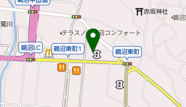 ストックヤードの地図画像