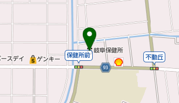 岐阜県保健環境研究所の地図画像