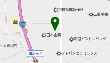 リンナイ精機株式会社の地図画像