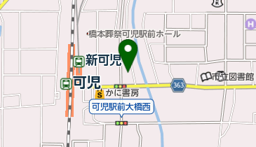 わかば写真館の地図画像