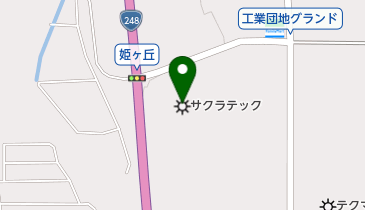 サクラテック株式会社の地図画像