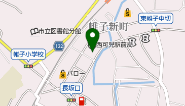 にしかに動物病院の地図画像