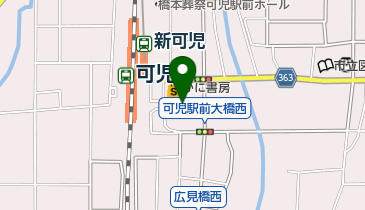 可児市役所 中央児童センターにこっとの地図画像