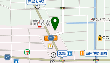 恩田接骨院の地図画像