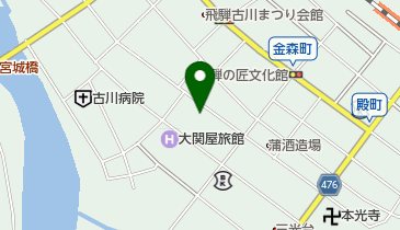 高山米穀古川営業所の地図画像