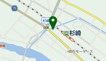 白洋舎 杉崎店の地図画像