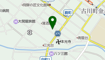フジイクリーニング店の地図画像