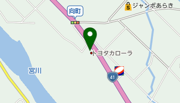 トヨタカローラ岐阜株式会社古川店の地図画像