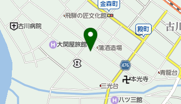 磐佐美容院の地図画像