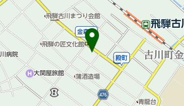 山腰楼の地図画像