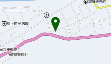 八幡ガラスの地図画像