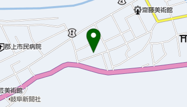 郡上学校給食米飯協組の地図画像