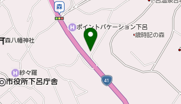 下呂興産株式会社の地図画像