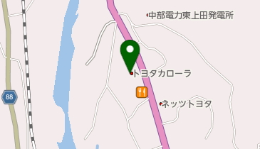 トヨタカローラ岐阜株式会社下呂店の地図画像