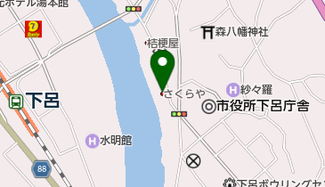 大正堂の地図画像