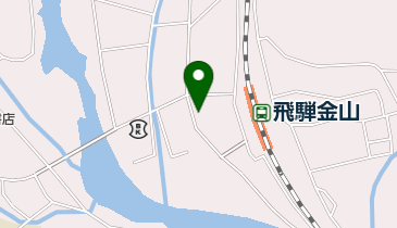 金山テレス紳士服の地図画像