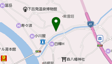 河鹿荘の地図画像