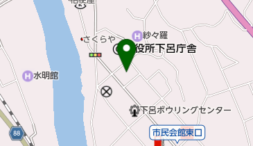 下呂温泉木曽屋の地図画像